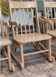 Spindle rocking chair